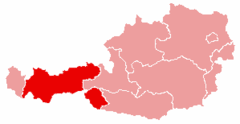Ubicación de Tirol