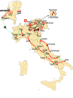 Recorrido del Giro 2010